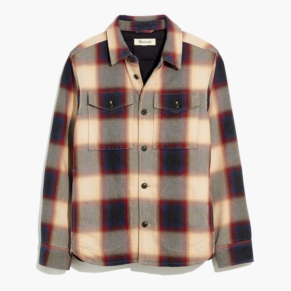 Madewell Quilted shirt jacket